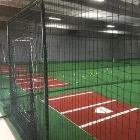 12' X 6' Baseball Hitting Mat - Heavy Duty Batting Cage Turf With Inlaid Home Plate & Anti-Slip Backing