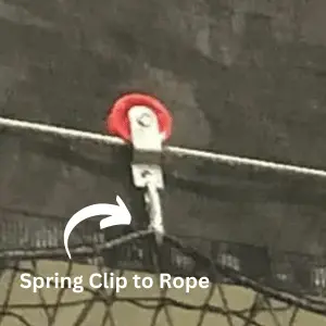 Spring Clips to Net Rope