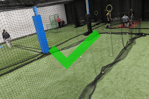 Correct Batting Cage Net Height Dimension