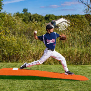 One Piece Portable Pitching Mound