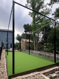 Austin TX Custom Batting Cage Welded Frame