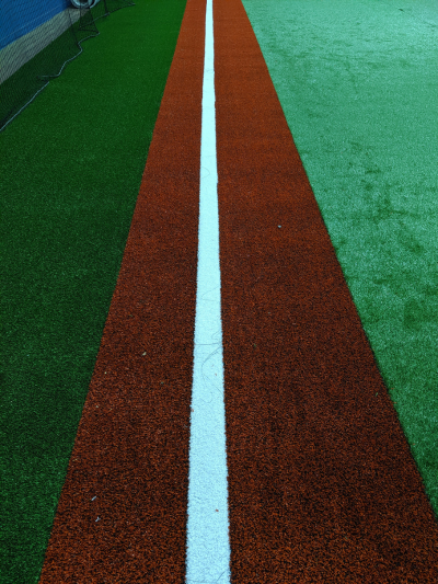 Inlaid Clay Artificial Turf Baselines