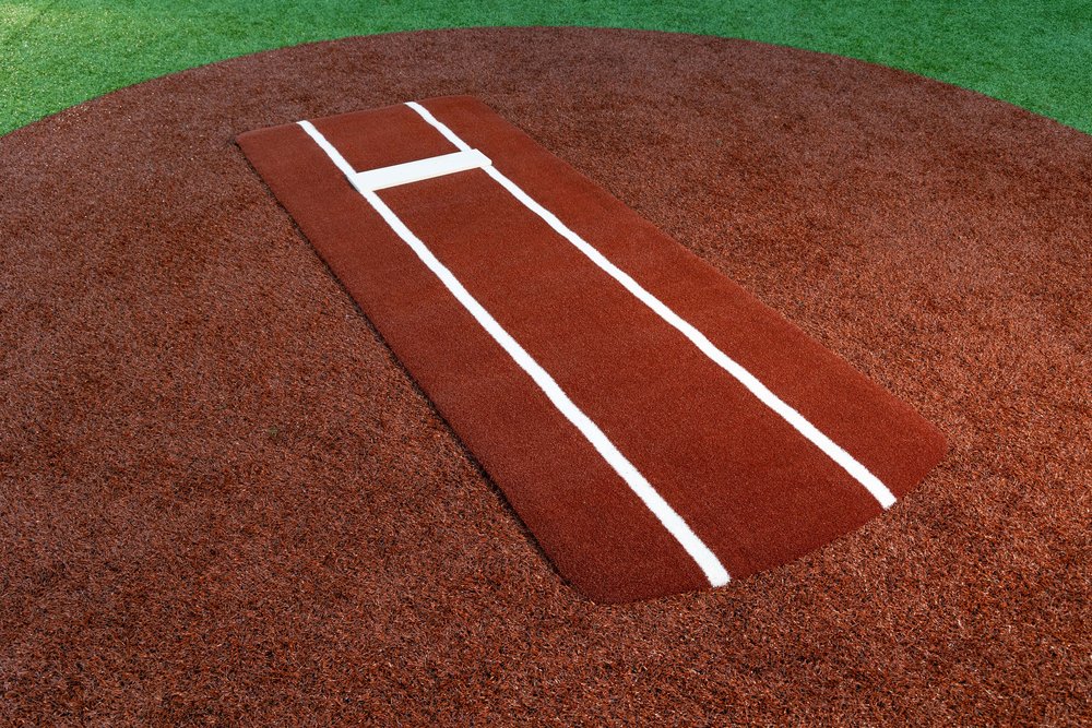 Clay Softball Pitching Mat