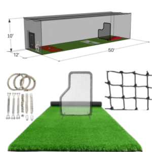 50L x 10H x 12W Batting Cage Net