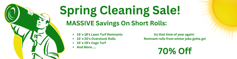 Spring Cleaning Turf Sale