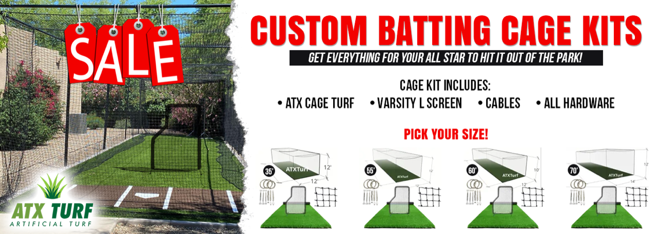 Batting Cage Kits and Packages