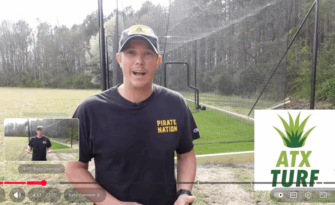 ATXTurf Customer Creates Killer DIY Backyard Batting Cage Installation Video